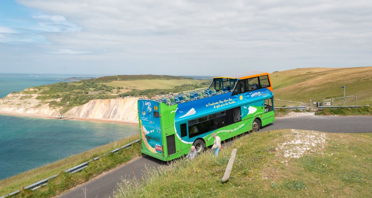 Needles Breezer - Southern Vectis bus route, Isle of Wight
